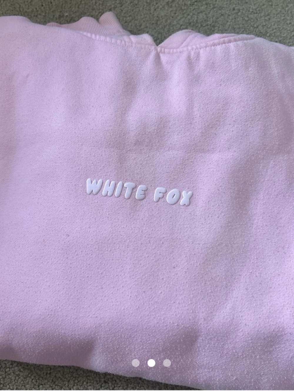 White Fox Boutique Pink Pullover Hoodie - Picture 2 of 4
